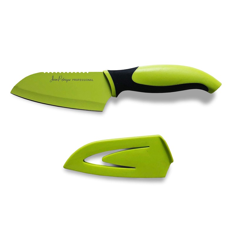 Jean-Patrique 3 Piece Chef’s Knifes Non-Stick Green & Black Prep