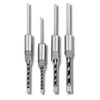 Woodworking Square Drill Bits Set, 4pcs Square Hole Drill Bits