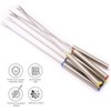 Stainless Steel Fondue Forks,Chocolate Dipping Fork with Heat Resistant Handle,for