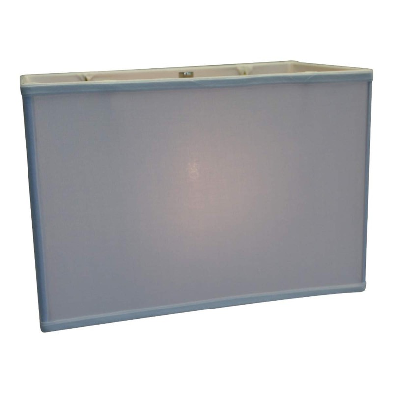 Rectangular Drum Lampshade (10x16) (10x16) x 11 Softback White