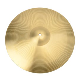 ITSHAND Professional 18" 0.8mm Copper Alloy Ride Cymbal for Drum Set Golden