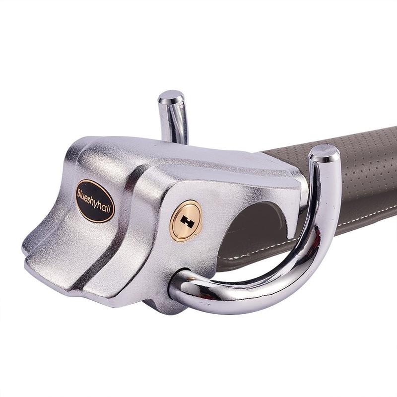 Blueshyhall Vehicle Steering Wheel Lock, Anti Theft Locking Devices Heavy