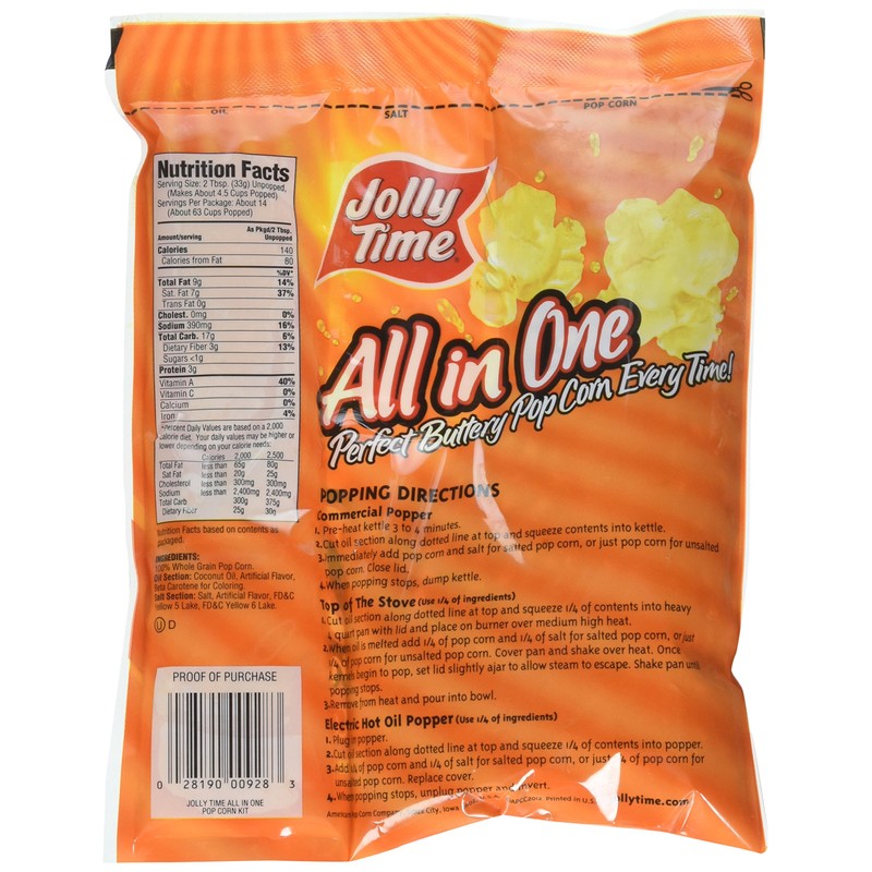 Jolly Time All In One Kit for 12 oz. Popcorn