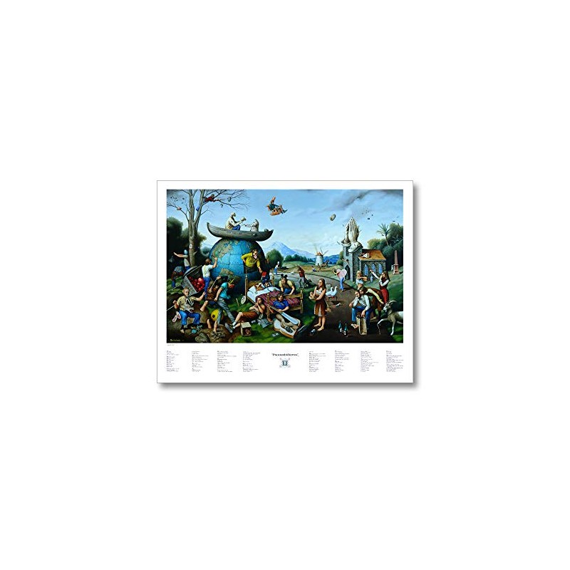 T. E. Breitenbach Proverbidioms II - Poster 28x22 inches