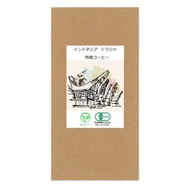 Organic Coffee Club Indonesia Toraja Organic Coffee 17.6 oz (500 g) Powder, Medium Grind, Deep Roasted