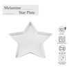 UPware Patriotic Star Shaped Dinner Plate, Melamine Serving Plate for