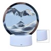 Sand Painting Table Lamp 7 Color 3D Hourglass Table Lamp