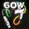 USB-C Light Up Cable 2 Pack 6.6ft LED USB C