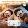 2 Pack Silk Kids Sleep Mask - Soft Skin-Friendly Adjustable