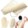 Juego Esponjas Exfoliantes Corporales Lufa Natural Almohadillas Guante Exfoliante Limpieza