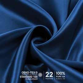 Tafts Silk Pillow Cases - 22mm 100% Pure Mulberry 6A Silk Pillowcase for Hair & Skin with Zipper Closure, Cooling, Natural, Organic, Double Sided Silk Pillow Case (Misty Rose Pink, King 20x36, 2pc)