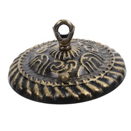 Operitacx Retro Deckenlampenschirm Kronleuchter Baldachin Stil Retro Befestigung Vintage Deckenbaldachin Gold Antik Baldachin Für Kronleuchter Deckenleuchten Baldachin