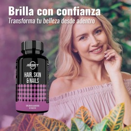 Reset Nutrition Hair, Skin & Nails Mejora Cabello Piel 60tab Sabor Sin sabor