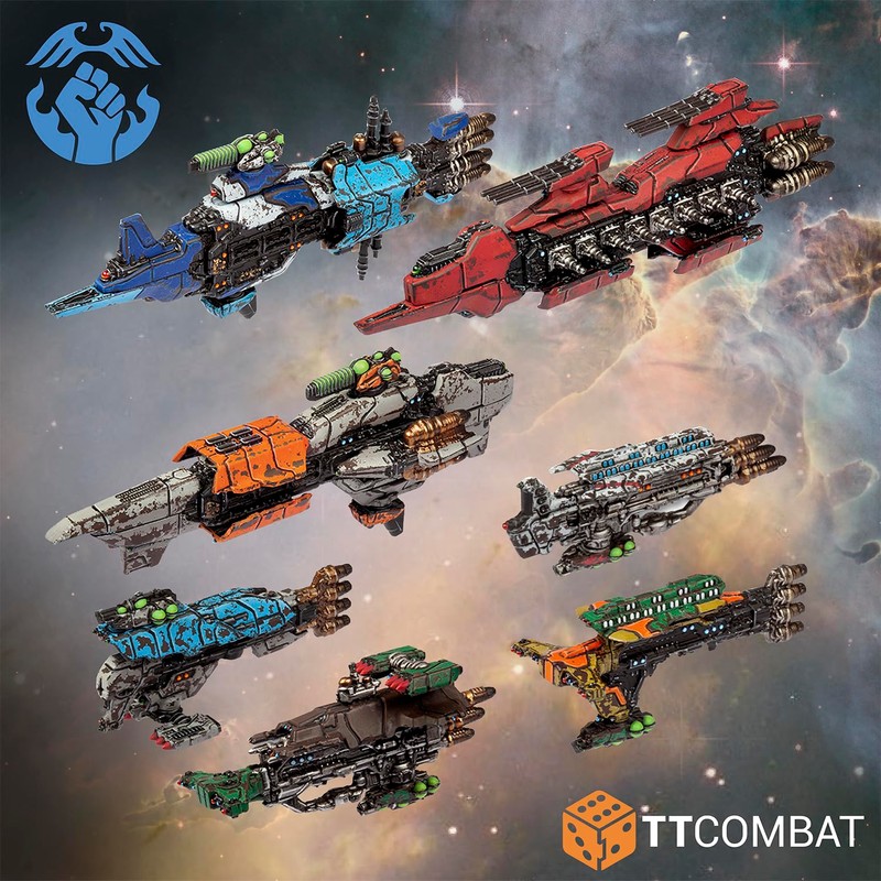 Dropfleet Commander TTCombat Resistance Core Ships TTDFX-RES-020