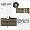 Camping Torch Lighter, Windproof Bright Fire Lighter with Safety Lock,
