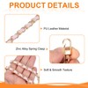 MECCANIXITY Purse Chain Strap, 39 Inch PU Leather Purse Handle