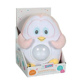 GIPSY 070994 Night Light with Music, Penguin Pink