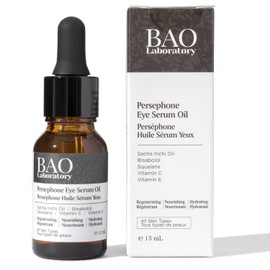 BAO Laboratory BAO Laboratory Persephone Eye Serum Oil (15 ML) | Sacha Inchi Oil, Bisabolol and Vitamin C & E | Eye Serum for Wrinkles, Finelines and Dark Circle
