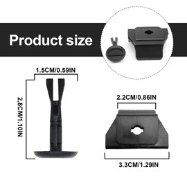 10Sets Front Fender & Bumper Cover Clip Compatible with Toyota Lexus Tacoma Avalon Camry Corolla Highlander 53879-58010 47749-58010