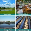MIKIICOCO Pond Liner, Large Fish Pond Liner Gardens Pools Membrane