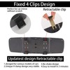 DRAMLOR Bling Rear View Mirror Accessories with 2 PCS Car