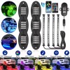 EEEKit 10x RGB LED Pods Rock Light Kit Underbody Glow
