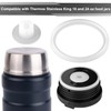 2pcs Replacement Lid Gaskets and 2pcs Air Valve Compatible for