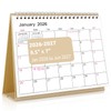 SKYDUE Small Desk Calendar 2026-2027, Jan. 2026 to Jun. 2027,
