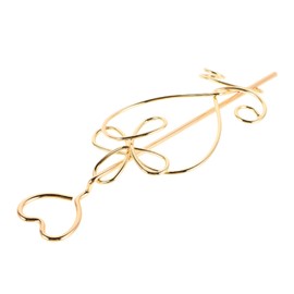 Healvian Vintage Alloy Hair Stick Unique Minimalist Design Long Chinese Style Hairpin for Elegant Hair Accessories and Versatile Daily Wear