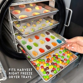 Silicone Tray Liners for Harvest Right Freeze Dryer - 3 Pack, Small Tray Size - Home Freeze Dryer Machine Accessories