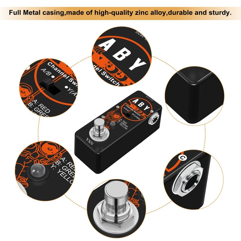 VSN ABY BOX Switch Guitar Pedal ABY Box Line Selector