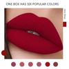 6-Pack Matte Lipstick Set - Waterproof, Long-Lasting & Moisturizing |