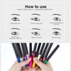 Matte Liquid Eyeliner, Neon Rainbow Colorful Eyeliner Pencil, Waterproof Long