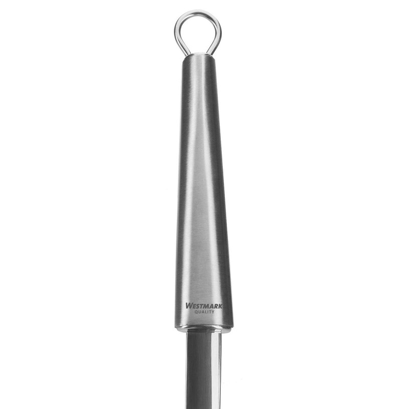 Westmark Gemüse-/Rühr-/Kochlöffel, Länge: 34,2 cm, Rostfreier Edelstahl, Glory, Silber, 18522270