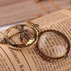 Combined Necklace Antique Bedtime Elderly Presbyopia Retro Magnifying Glass Snowflake D