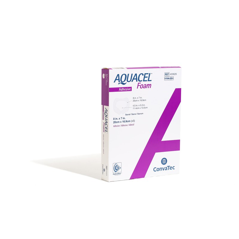 ConvaTec AQUACEL Foam 8"x7" Sacral Wound Dressing with Silicone Gel