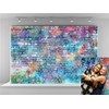 Kate 7x5ft Colorful Brick Wall Photography Backdrops Rainbow Painting Graffiti