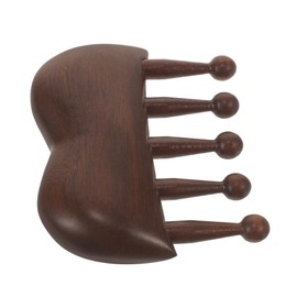 Minkissy Scalp Wide Teeth Wooden Comb Small Hair Comb for Men's Hair Styling Tool Perfect Present