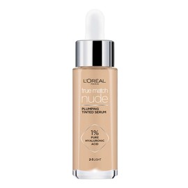 L'Oreal Paris True Match Sérum Rellenador con Color, Base Maquillaje con Ácido Hialurónico, Tono 2-3 Light, 30ml