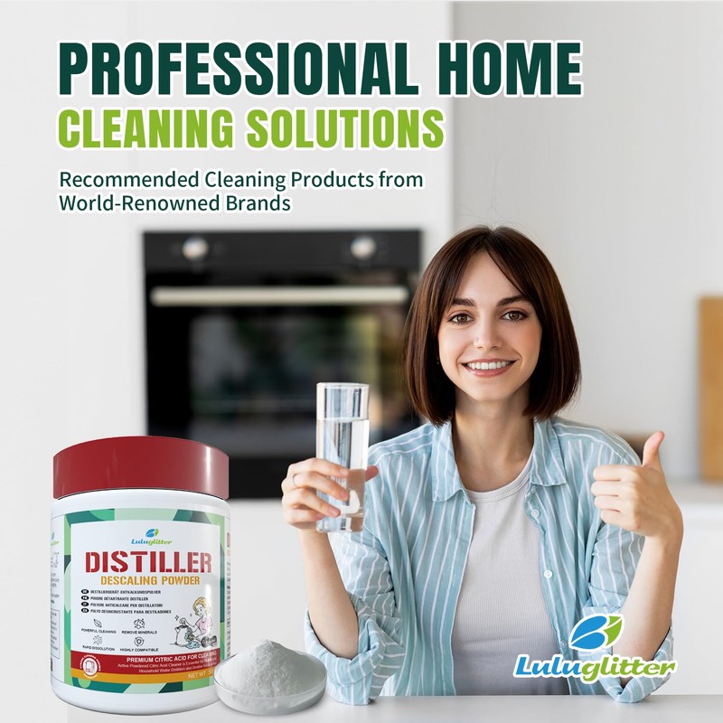 Distiller Descaler 300g Citric Acid Cleaner for Water Distillers Universal