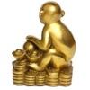 Zodiac Brass Monkey Statue Chinese Handmade Home Decor Collectibles Figurine