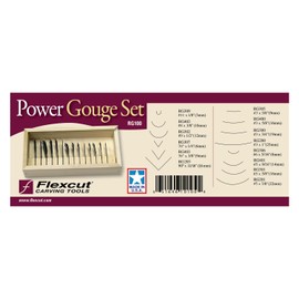 Flexcut RG100 Carving Tools, Carving Kit, Set of 12, Linocut Tools