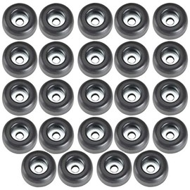 Adam Hall Hardware 4900 M24 AH, Set of 24 Rubber Feet in a Bag, 25 x 11 mm, Black