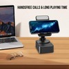 Cell Phone Stand with Wireless Bluetooth Speaker, LED, Anti-Slip Base