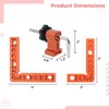 8 Pcs Woodworking Clamping Squares, Right Angle Clamps, 90 Degree