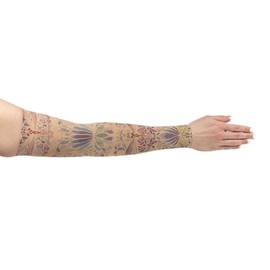 Lymphedivas Dragonfly Medical Graduated Compression Arm Sleeve for Lymphedema (Long 20-30 mmHg Medium)