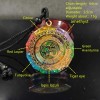 Natural Orgonite Crystal Pendant 7 Chakra Balance Talisman Women Men