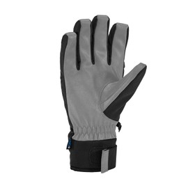 Kombi Women's Venture Insulated Durable Waterproof Outdoor Winter Sports Ski Glove, Adjustable Cuff & Moisture-Wicking Lining, Black Gray, X-Large