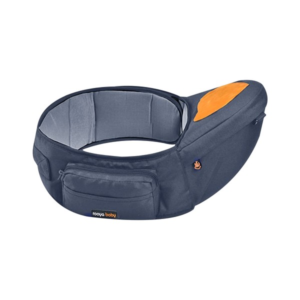 SONARIN Ergonomic Hipseat Baby Carrier,Multifunctional Waist Stool Seat Lightweight Adjustable Baby Hip Seat Carrier with Side Pocket for Newborn Toddler 0-36 Months(Grey)