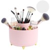 Top-spring 360° Rotating Makeup Organiser, Spinning Makeup Brush Holder with